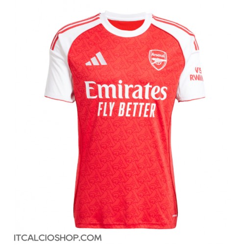 Arsenal Declan Rice #41 Prima Maglia 2025-26 Manica Corta Arsenal Declan Rice #41 Prima Maglia 2025-26 Manica Corta